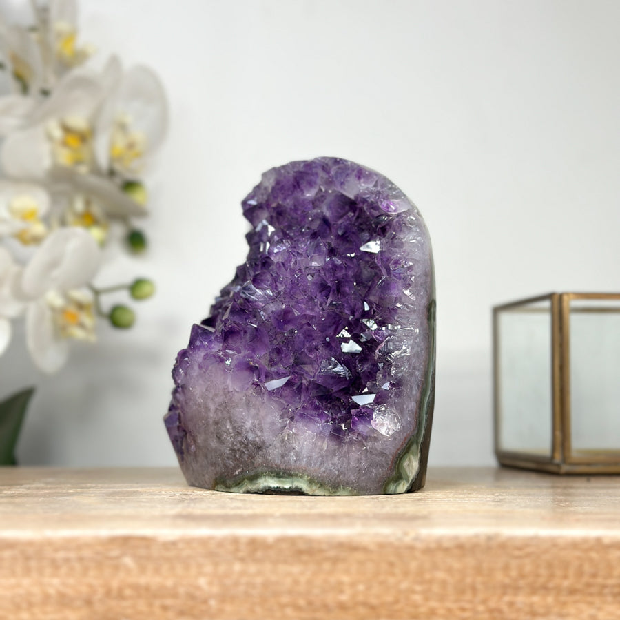 Amethyst Crystal Cluster with Large Points - CBP1157