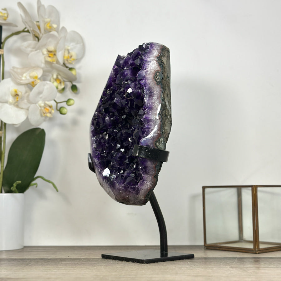 Top Quality Huge Natural Deep Purple Amethyst Statement Piece - MWS2959