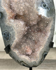 Natural Sugar Quartz Specimen on Metal Stand - MWS3197