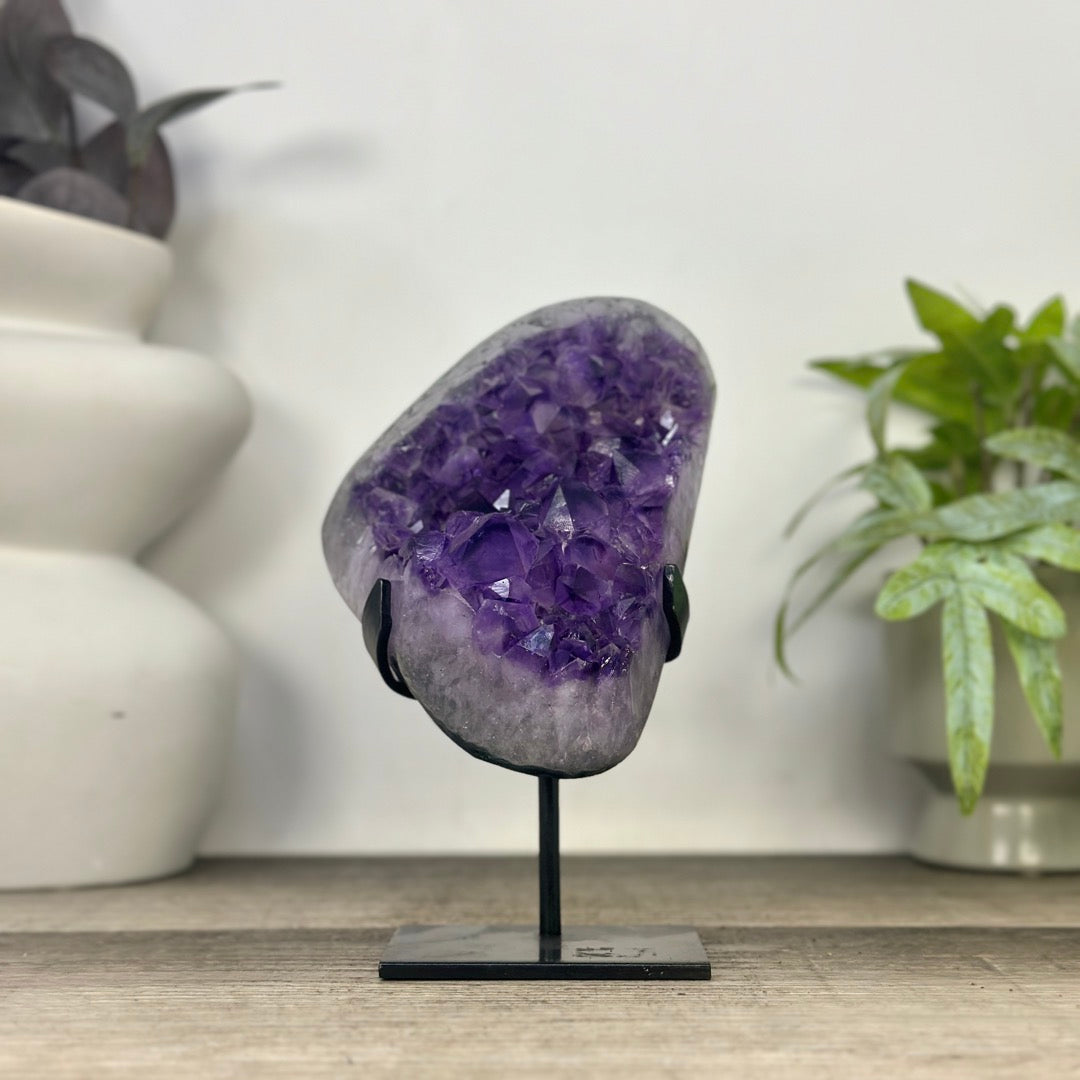 Uruguayan Amethyst Cluster with Large Beautiful Crystals - MWS3334
