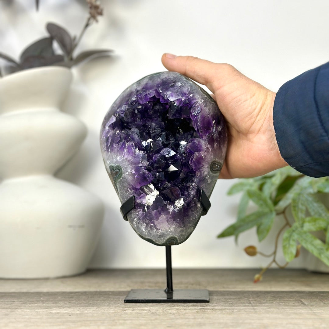 Uruguayan Amethyst Geode on Stand - MWS3274