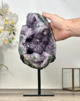 Natural uruguayan Amethyst Geode with Unique Stalactite Formations - MWS2961