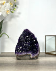 Amethyst Crystal Geode with Deep Purple Points for Home Decor - CBP1241