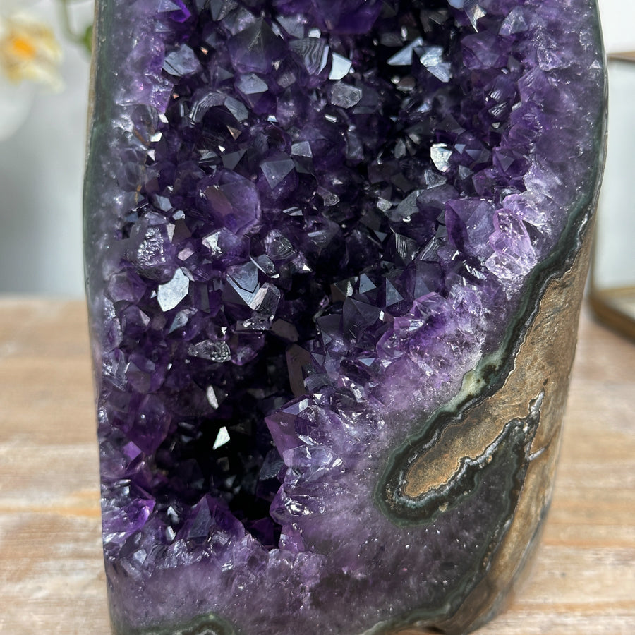 Amethyst Crystal Geode Stand-Up Specimen - CBP1160