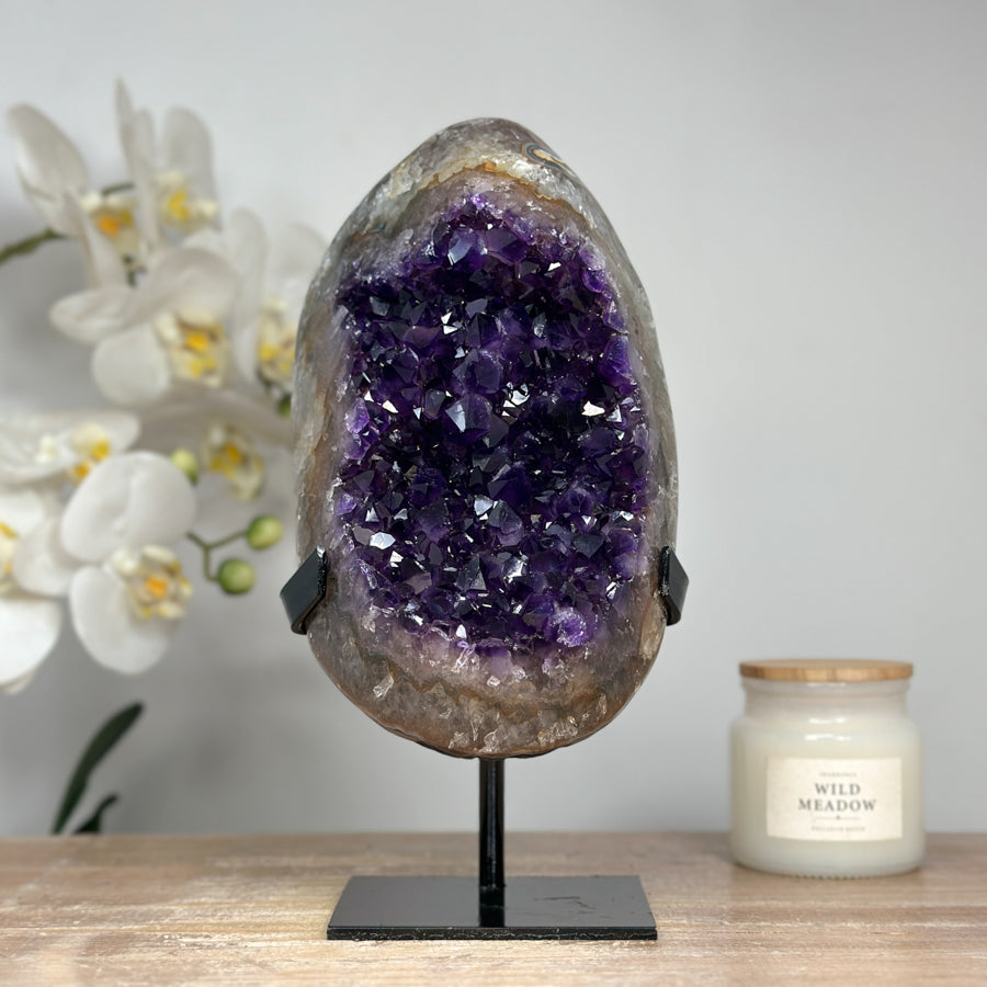 Exeptional Natural Amethyst Cluster, Premium Quality Uruguayan Minerals - MWS1709