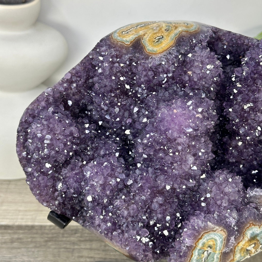 Unqiue Collection Grade Amethyst &amp; Jasper Stalactite Formation - MWS3399