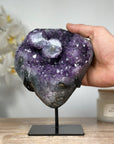 Beautiful Amethyst Stone woth Stalactite Eyes - MWS1337