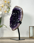 Uruguayan Amethyst Geode with Deep Purple Crystals for Home Decor - MWS2684