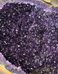 Huge Natural Amethyst Geode with Agate Shell - MWS3403