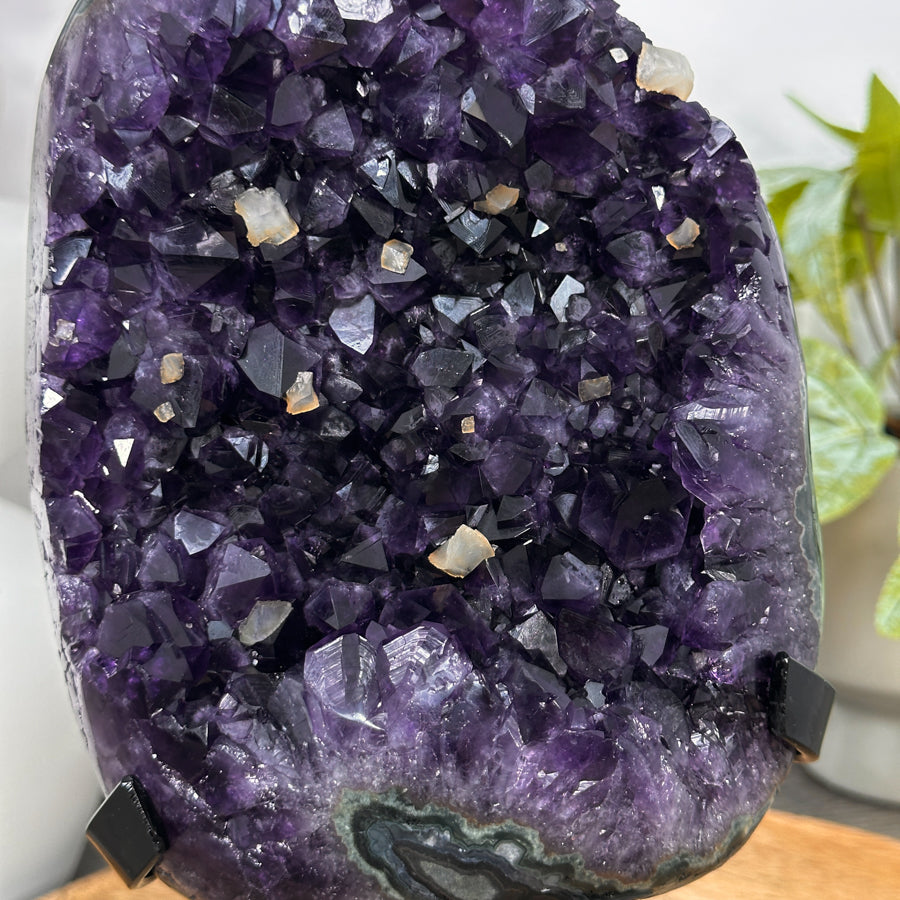 Deep Purple Natural Uruguayan Amethyst Cluster - Top Quality Specimen - MWS3059