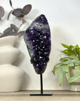 Natural Amethyst Specime from Uruguay - Stand Included - MWS3173