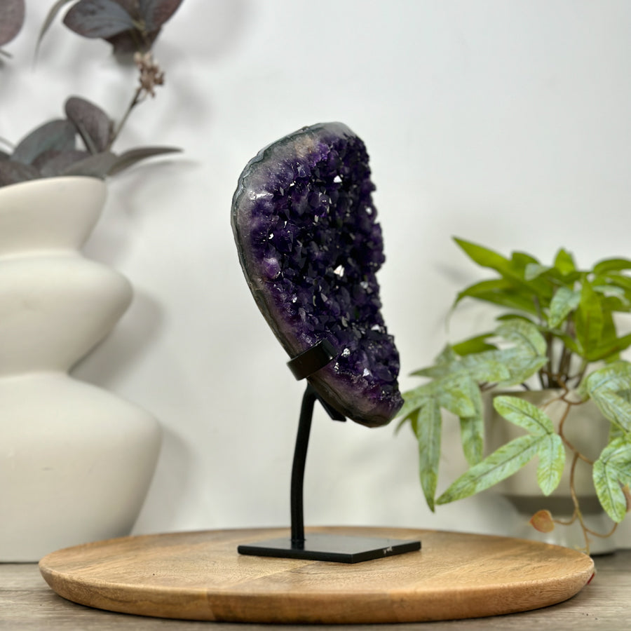 Top Quality Deep Purple Amethyst Crystal Specimen - MWS3109