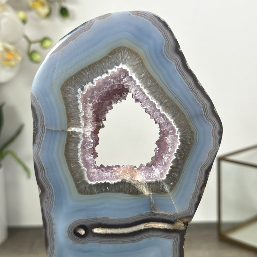 Natural Agate &amp; Amethyst Stone Portal - MWS3006