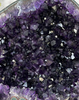 Amethyst Crystal Cluster Geode on Stand - Home Decor Display Piece - MWS2653