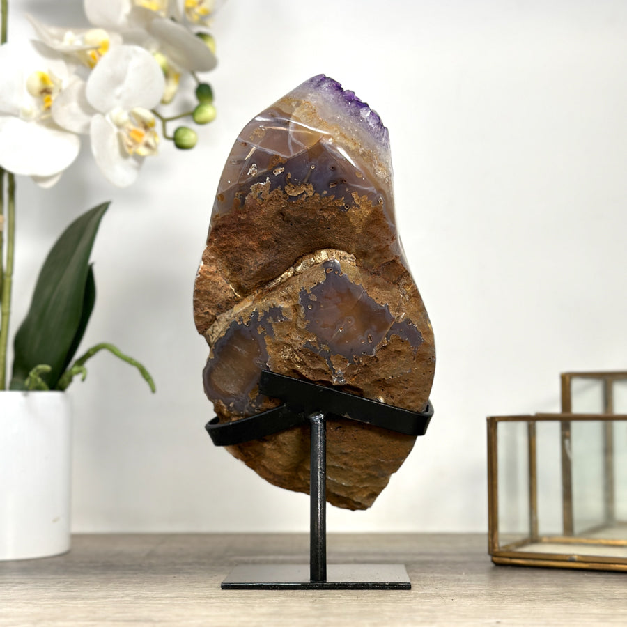 Natural Quartz &amp; Amethyst Crystal - MWS2265