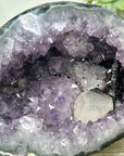 Natural Amethyst Geode with Calcite Crystal Foramtion - STGE0043