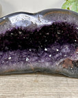 Amethyst Stone Geode with Agate Shell - STGE0100
