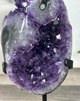 Amethyst Crystal Stone with Stalactite Eyes Fomations - MWS3271
