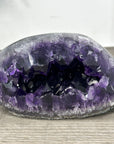 Amethyst Stone Geode with Large Deep Purple Crystal Formation - STGE0015