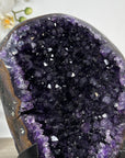 Premium Qualuty Amethyst Geode with Handmade Metallic Stand - MWS2437