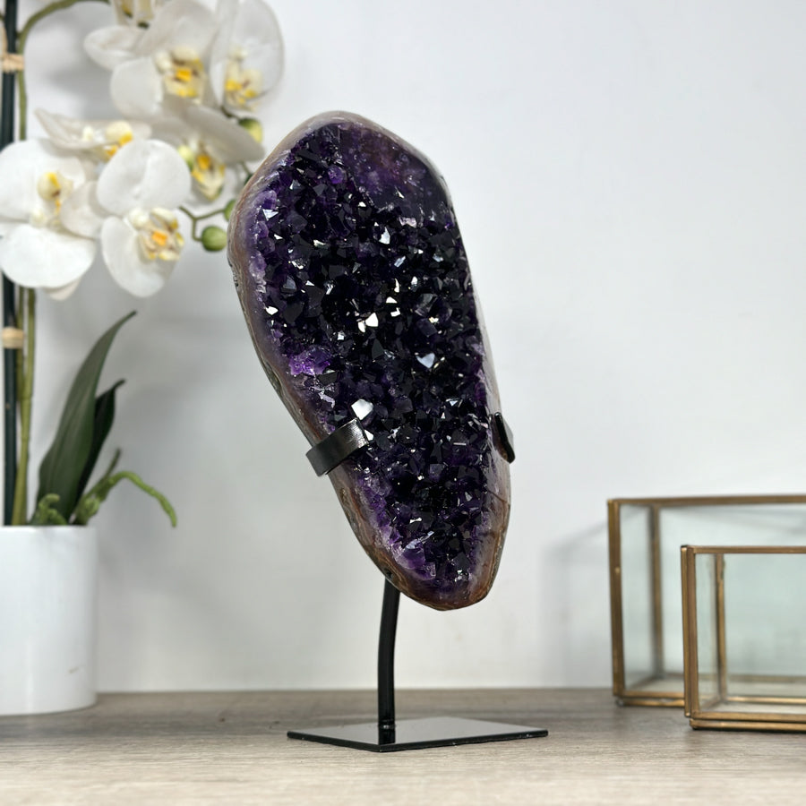 Top Grade Uruguayan Amethyst Cluster with Beautiful Banded Shell - MWS2190