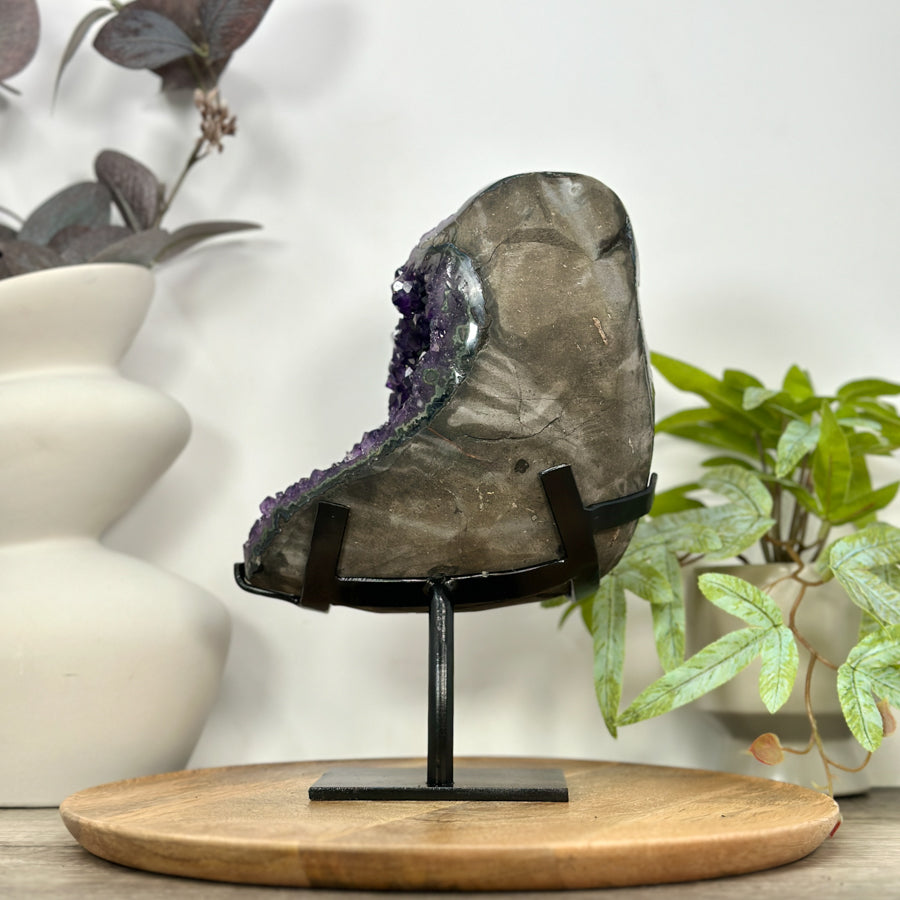 Top Quality Natural Amethyst Stone Specimen on Stand - MWS3111