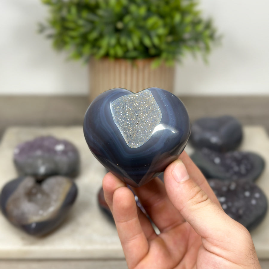 Mixed Minerals Hearts Set - MHLT0325
