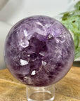 Amethyst Sphere Geode with Large Crystal Formation - SPH0157
