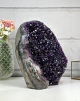 Large Natural Amethyst Cathedral Geode from Uruguay – Self Standing Cut Base Display Piece - CBP1202