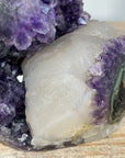 Natural Amethyst Cathedral with Calcite Crystal - CBP1130