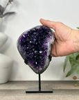 Natural A+ Grade Amethyst Specimen with Stand - MWS3227