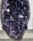 Premium Quality Natural Amethyst Geode with Metal Stand - MWS2784