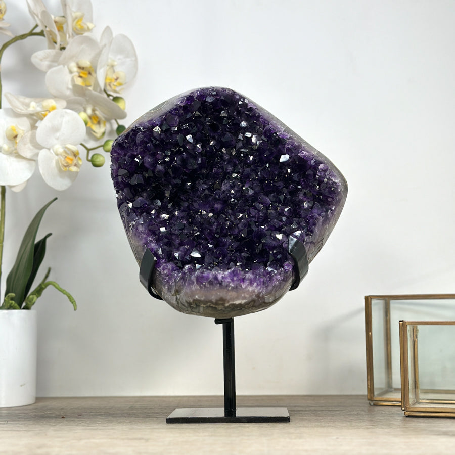 A+ Grade Natural Amethyst Geode - MWS2192