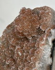Orange Tone Crystal Cluster with Sparkling Formation on Stand for Home Decor - MWS2625