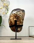 Natural Quartz & Citrine Cluster on Metal Stand - MWS2982