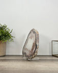 Natural Agate & Quartz Stone Slice for Home Decor - SLC0012