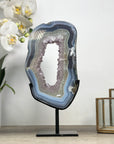 Large Amethyst & Blue Agate Crystal Portal