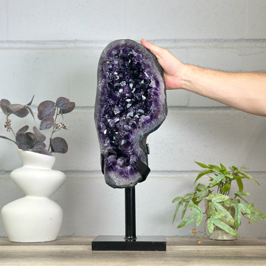 Huge Natural Amethyst Crystal Formation - Unique Statement Piece - MWS3155