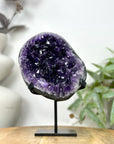 Uruguayan Amethyst Geode on Metal Stand - MWS3253