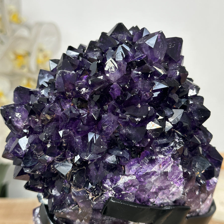 Large Amethyst Stalactite Formation with Calcite Inclusions - MWS2066