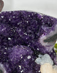 Top Grade Natural Amethyst Specimen with Stalactites & Calcite Crystal - MWS3128