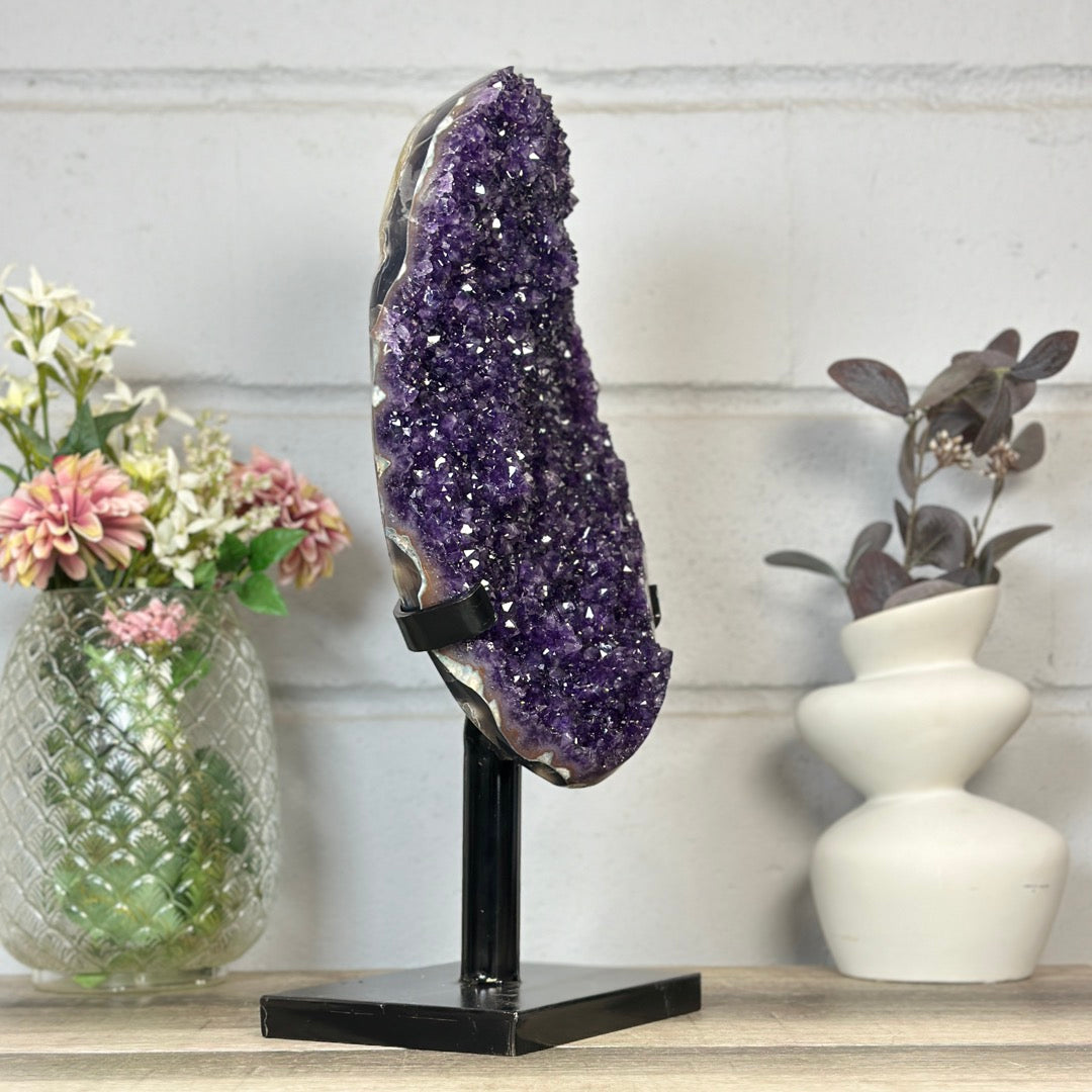 Natural 19 in Tall Amethyst Crystal Specimen Statement Piece - MWS3406
