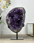 Natural Amethyst Geode with Shinny Crystals for home Decor - MWS2450