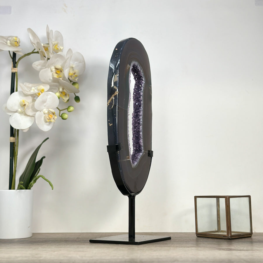 Large Agate &amp; Amethyst Crystal Portal - MWS2123