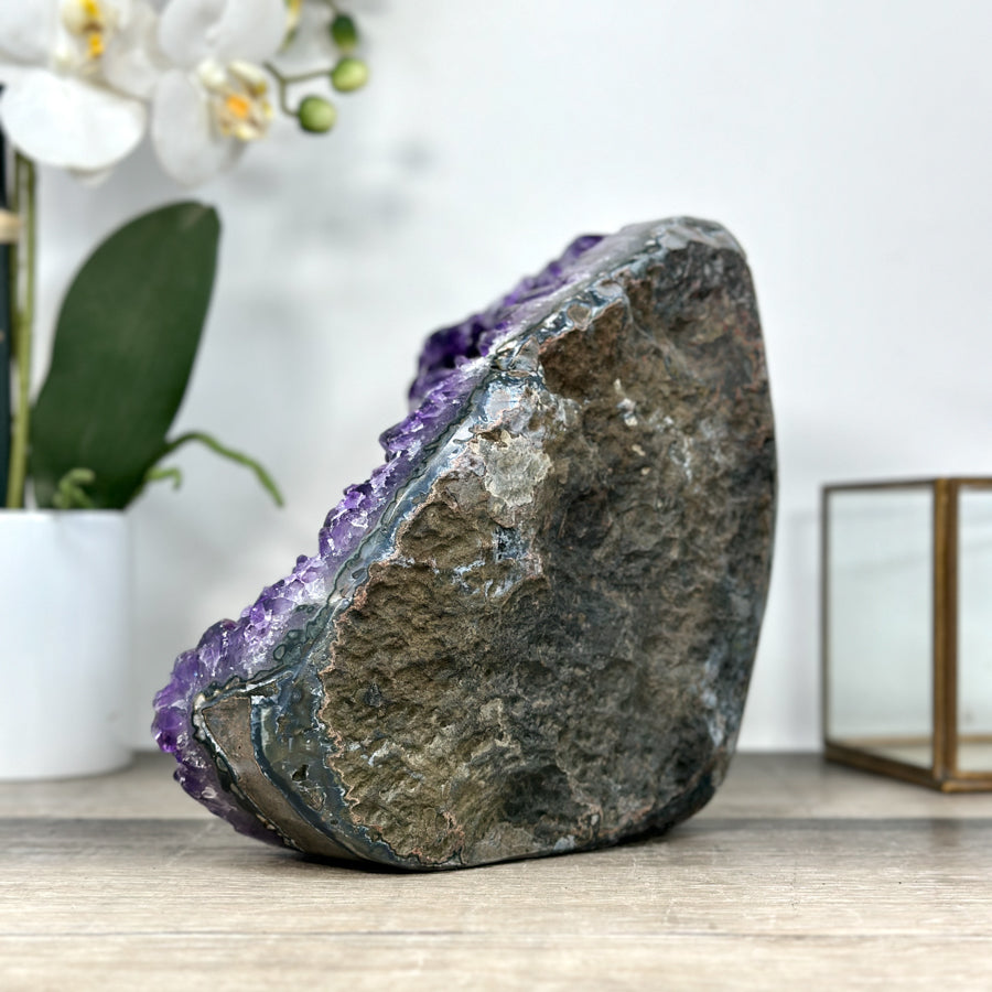 Natural Uruguayan Amethyst Selfstanding Geode - CBP1287
