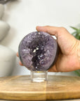 Natural Uruguayan Amethyst Druzy Sphere Geode - SPH0236