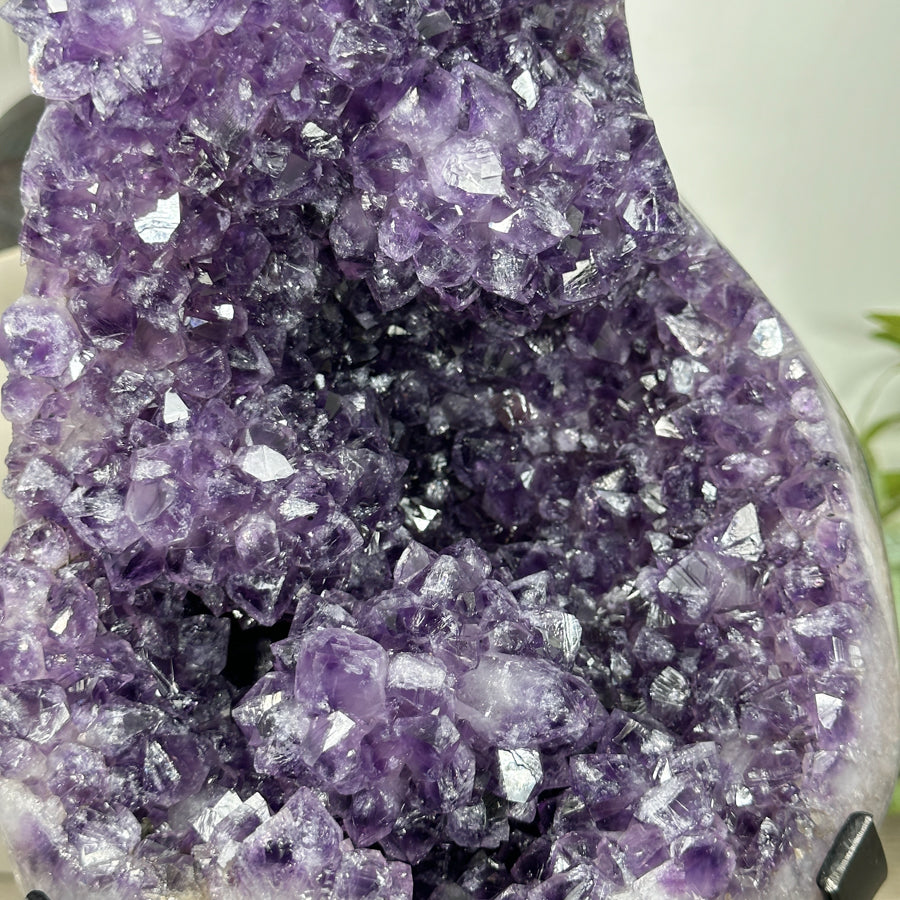 Huge Natural Uruguayan Amethyst Specimen on Stand for Home Decor - MWS3223