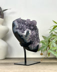 Natural Sirit Amethyst Crystal Formation on stand - MWS3297