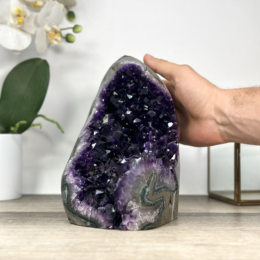 Natural Deep Purple Natural Amethyst Cathedral - CBP1266