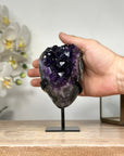 Top Grade Amethyst Crystal - Metal Stand included - MWS1825